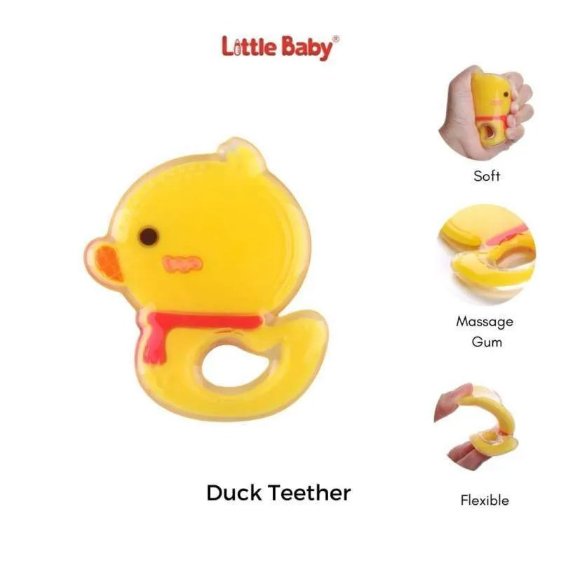 Tododo - LITTLE BABY SOFT SILICONE TEETHER DUCK 1023