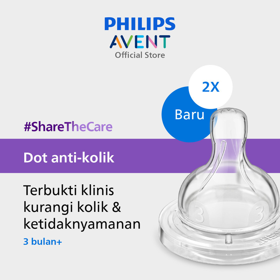 AVENT TEAT AIRFLEX T3 2 PACK CAV196
