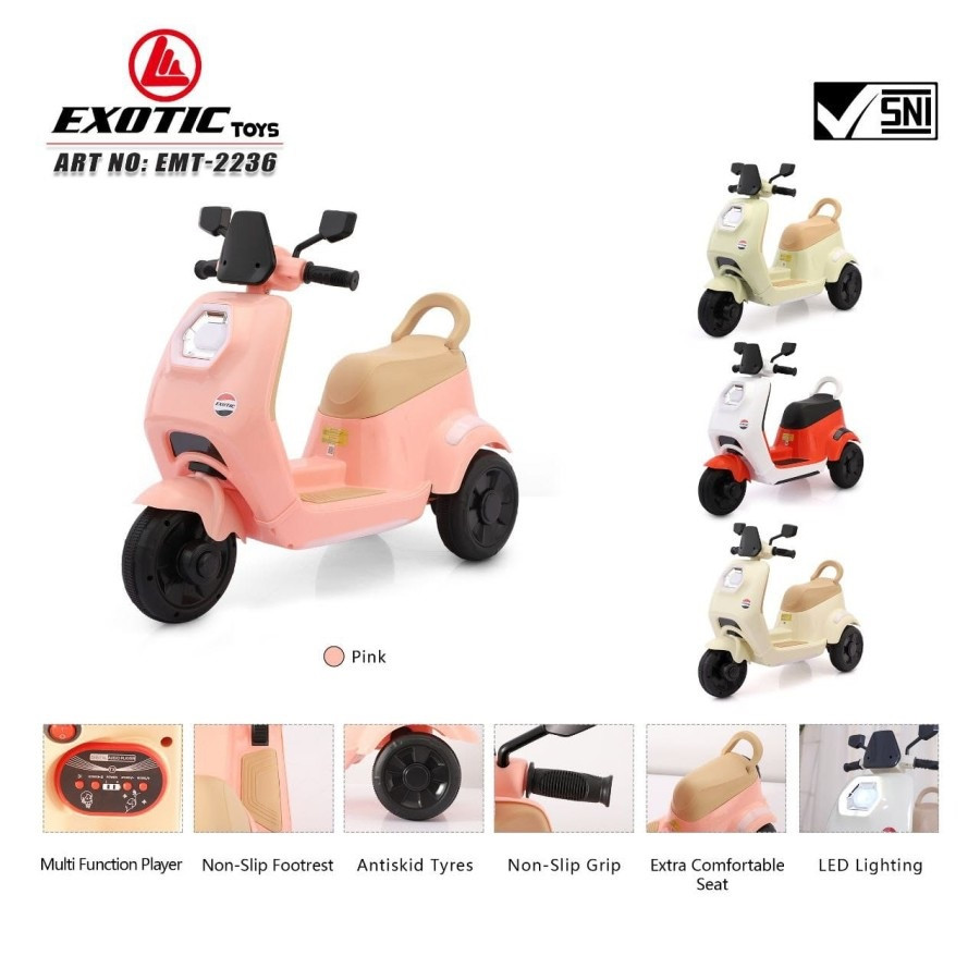 EXOTIC MOTOR AKI EMT-2236 CREAM