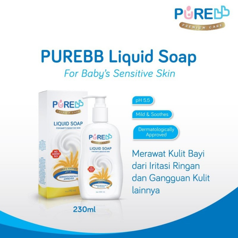 PURE BABY LIQUID SOAP 230ML