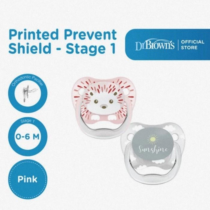 DR BROWN`S PV SHIELD PACIFIER S1 PNG 2PK 12014-INTLX