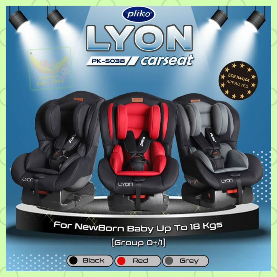 PLIKO CAR SEAT LYON PK-503B BLACK