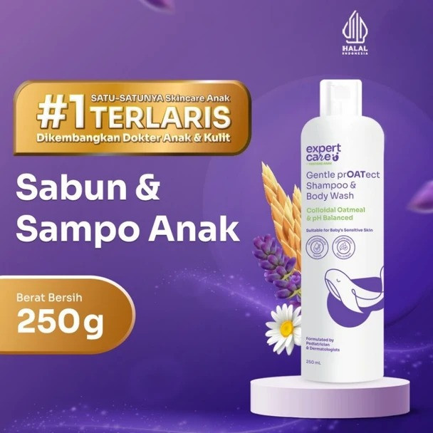 EXPERT CARE PROATECT SHAMPOO&BODYWASH PUMP 250ML