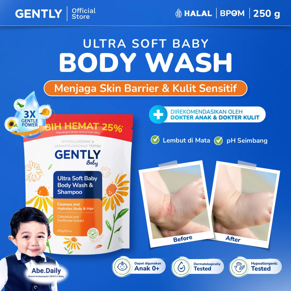 GENTLY ULTRASOFT BODYWASH & SHAMPO REFILL