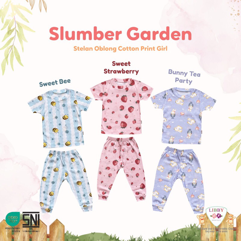 LIBBY STELAN OBLONG PDK PJG SLUMBER GARDEN GIRL XXL