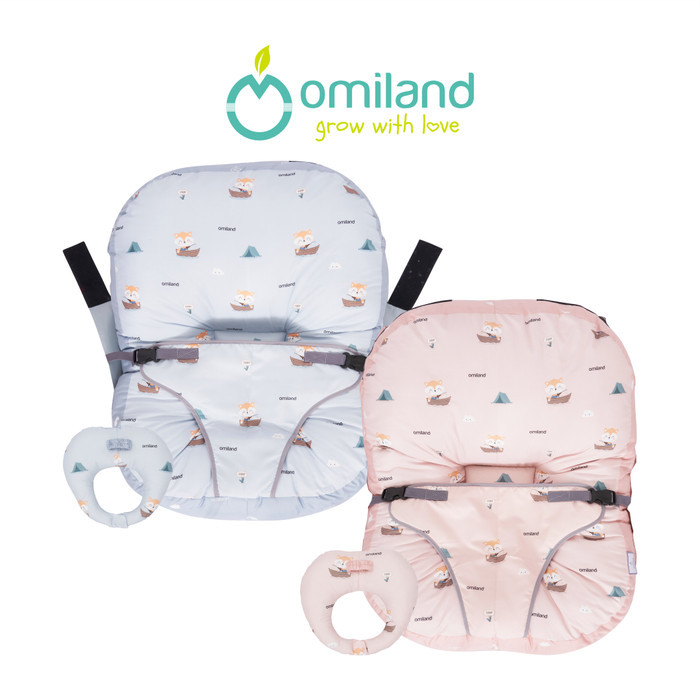 OMILAND SOFA BAYI MULTIFUNGSI + BANTAL DOT FOX  SERIES BIRU OS03051
