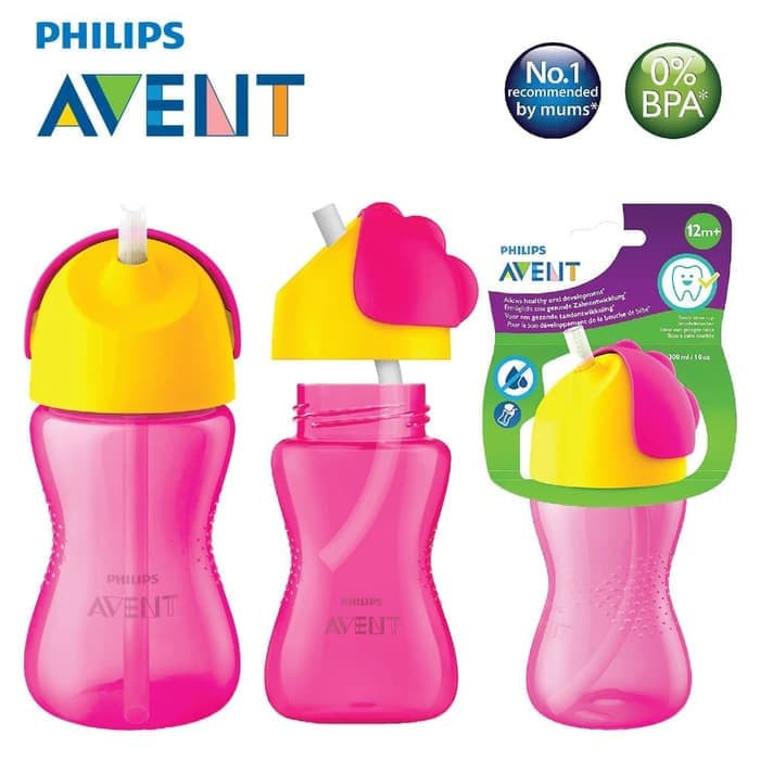 AVENT STRAWCUP 10 OZ SINGLE GIRL SCF798/02