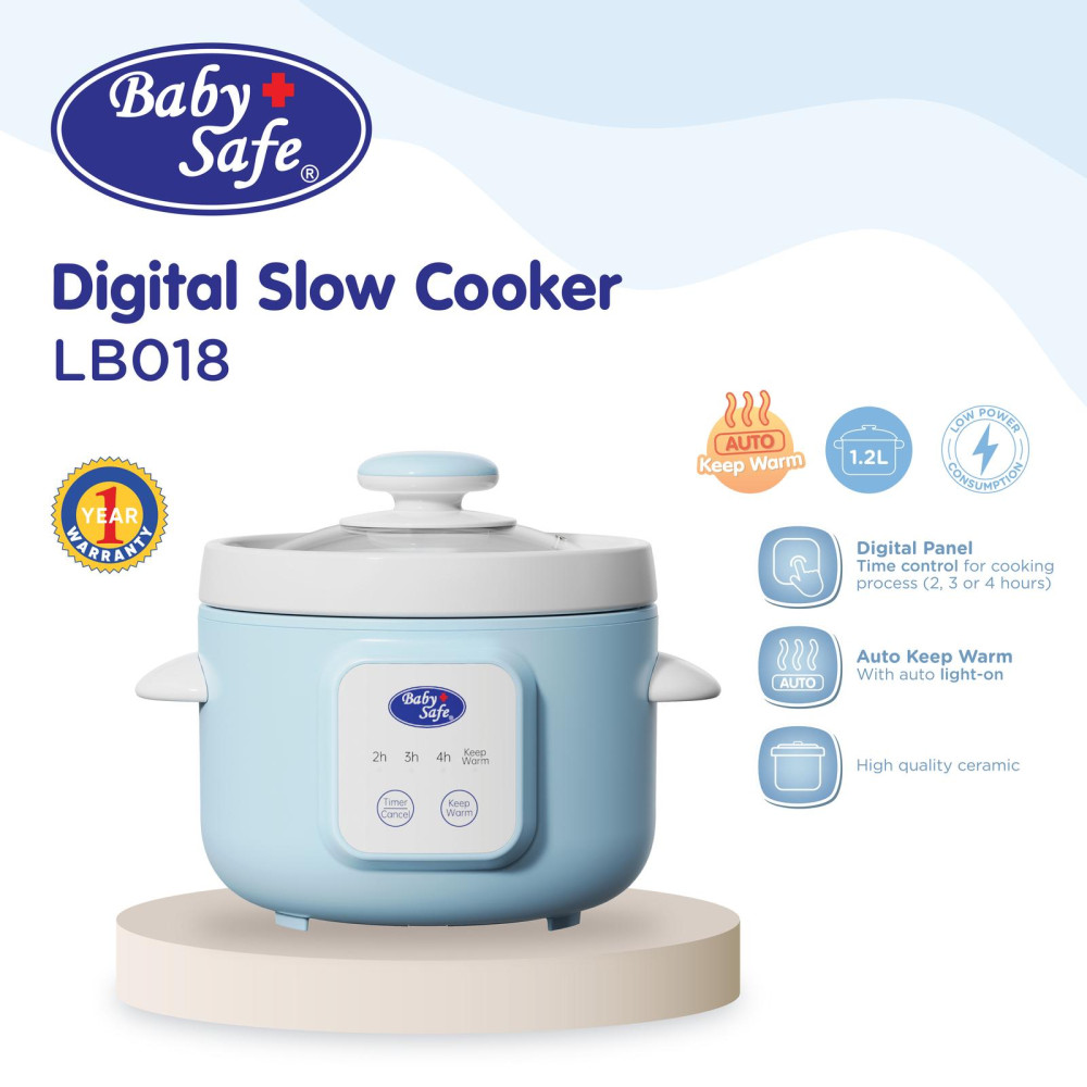 BABY SAFE SLOW COOKER 1.2L LB018
