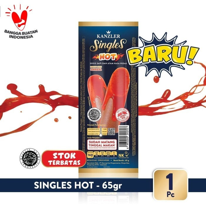 KANZLER SINGLES HOT NEW 65GR