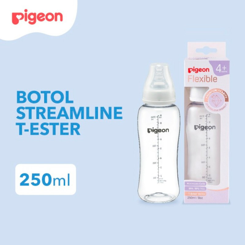 PIGEON BTL T-ESTER STREAMLINE 250ML W/S-TYPE NIPPLE