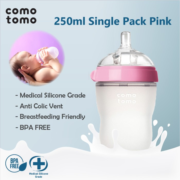 COMOTOMO 250 ML SINGLE PACK-PINK