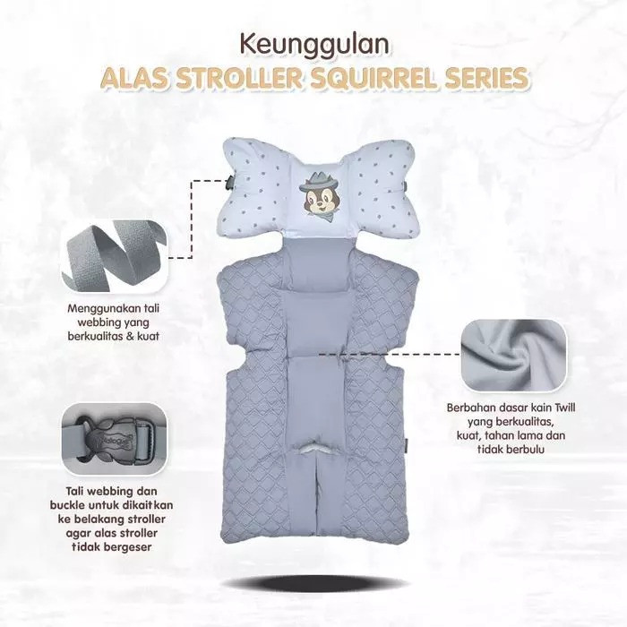 DIALOGUE ALAS STROLLER SQUIRREL BROWN DGA 4223