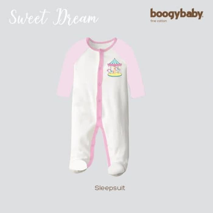 BOOGYBABY SWEET DREAMS SLEEPSUIT GIRL 9-12