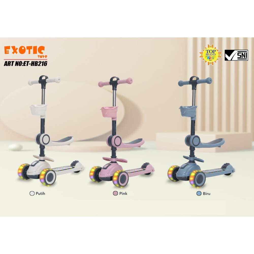 EXOTIC SCOOTER ET-HB216 WHITE