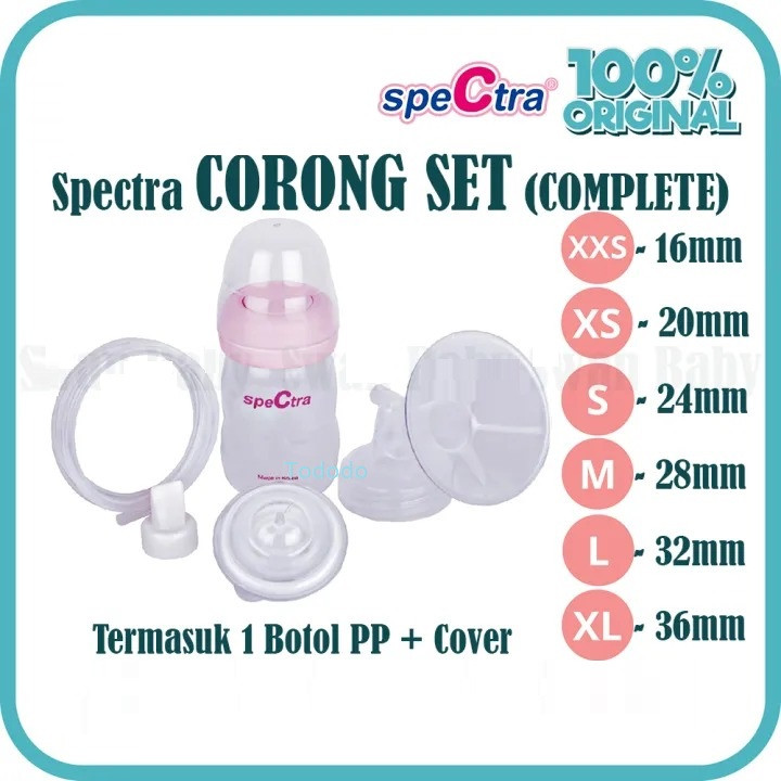 SPECTRA PREMIUM BREAST SHIELD 32MM + BOTTLE L