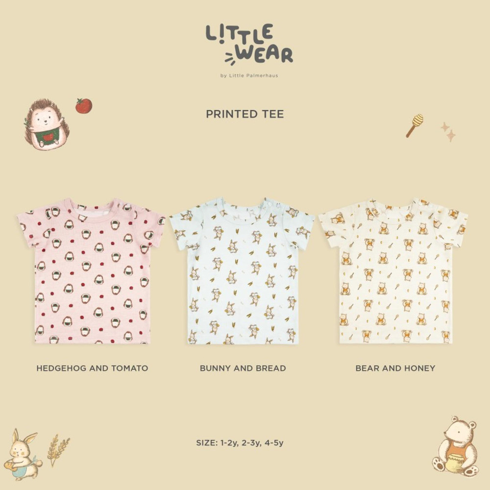 PALMERHAUS LITTLE WEAR PRINTED TEE 35.0 TINY TUTU 4-5Y