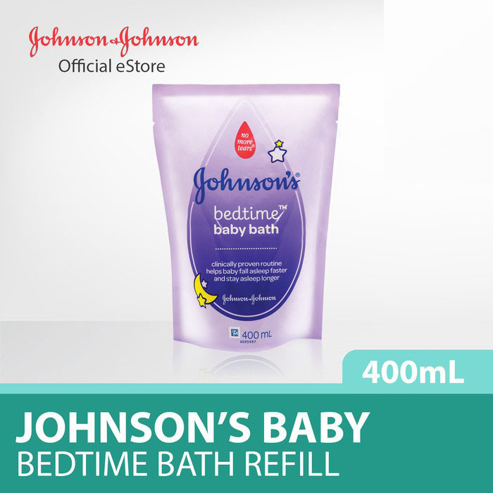 JOHNSON`S BABY BEDTIME BABY BATH 400 ML REFILL
