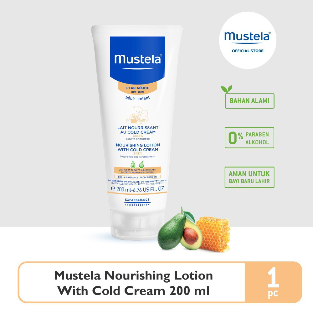 MUSTELA NOURISH LOTION WITH COLD CREAM 200ML