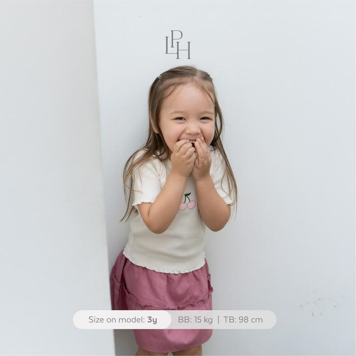 PALMERHAUS RIN RUFFLE SKIRT PRETTY PINK 3Y