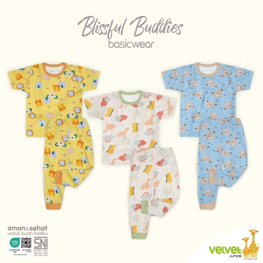 VELVET STLN KP PDK + CLNA PNJG XL RIB 3PCS BLISSFUL BUDDIES