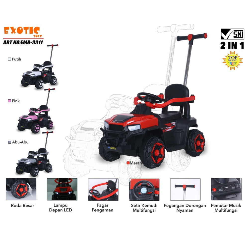 EXOTIC MOBIL AKI EMB-3311 2IN1 WHITE