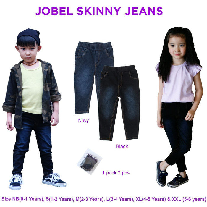 JOBEL SKINNY JEANS NAVY/BLACK NB