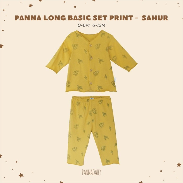 BOHO PANNA LONG BASIC SET SAHUR 0-6M