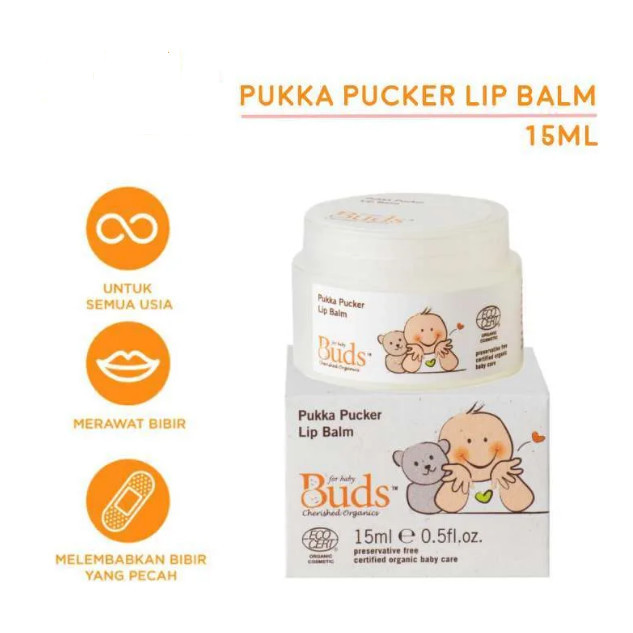 BUDS PUKKA PUCKER LIP BALM 15ML