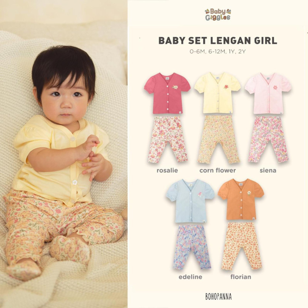BOHO BABY SET LENGAN GIRL FLORIAN 0-6M