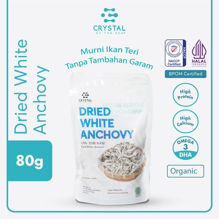 CRYSTAL OF THE SEA DRIED WHITE ANCHOVY 80G