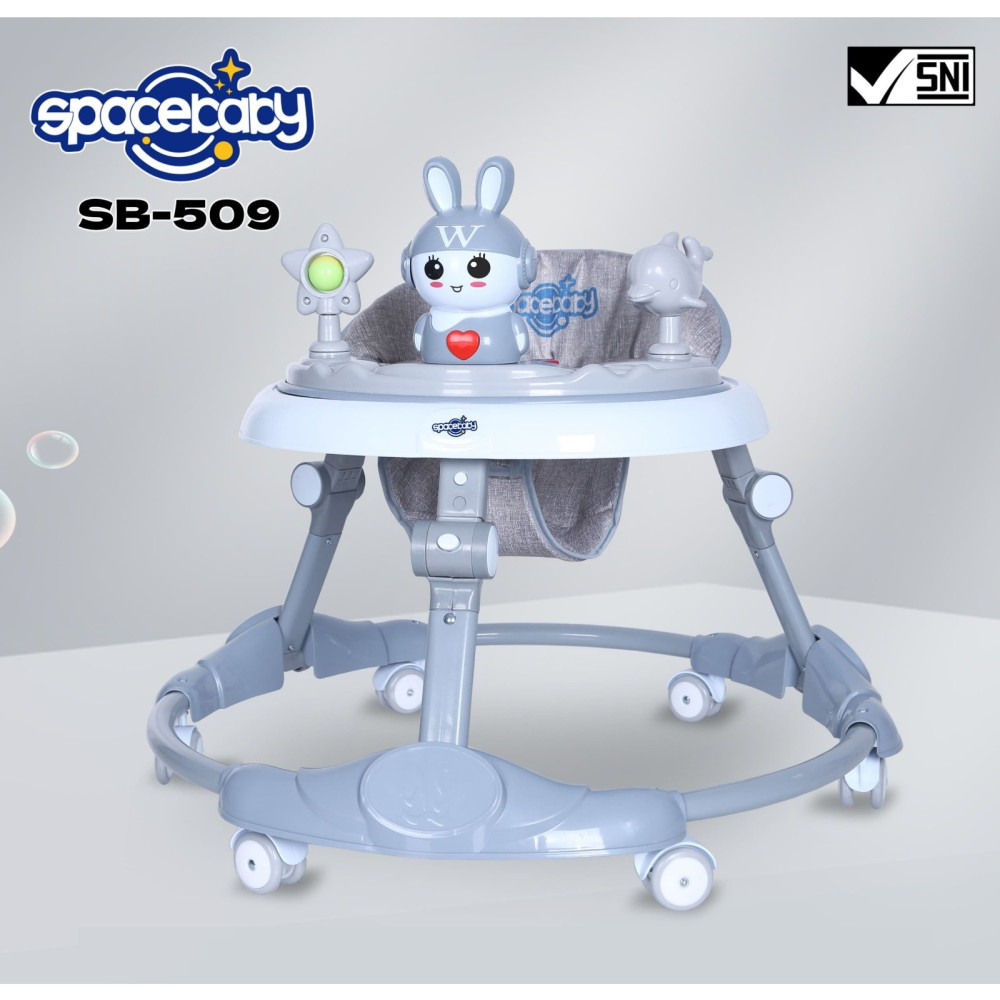 SPACEBABY BABY WALKER SB-509 GREY