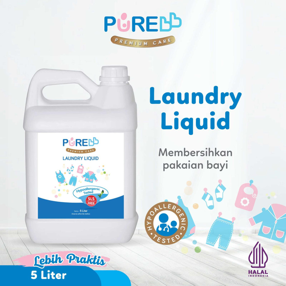 PURE BABY LAUNDRY LIQUID 5L