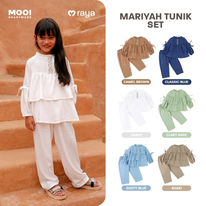 MOOI MARIYAH TUNIC SET CAMEL BROWN S