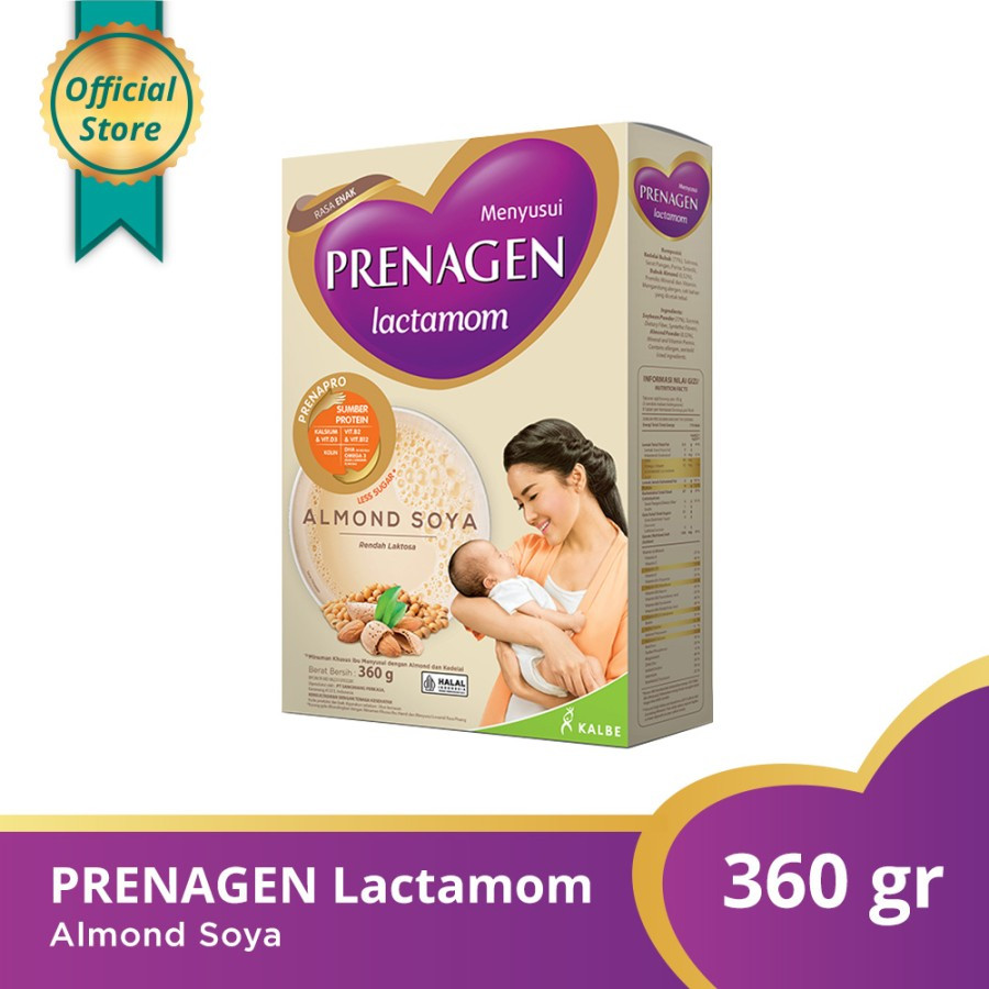 PRENAGEN LACTA ALMOND SOYA 360G