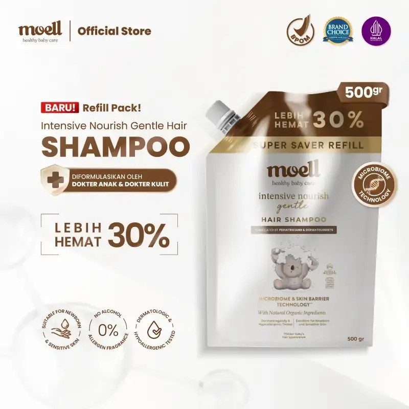 MOELL HAIR SHAMPOO REFILL 500 G