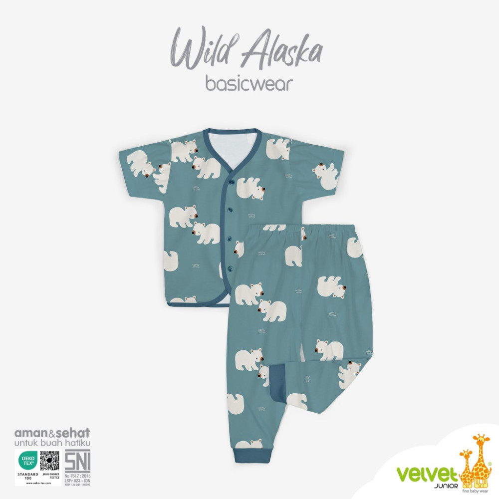 VELVET SET KT PDK+CLN PJG NB 3PCS WILD ALASKA