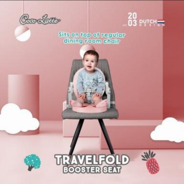 Tododo - COCOLATTE TRAVEL FOLD BOOSTER SEAT CL-XU 08384 PINK