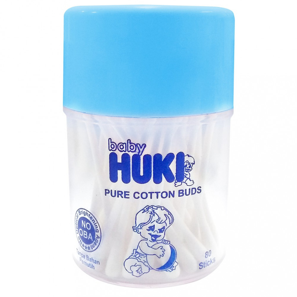 HUKI  COTTON BUDS POT 80