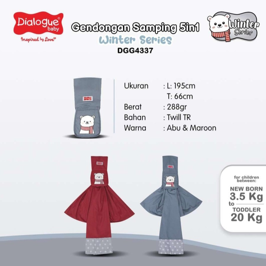 DIALOGUE GENDONGAN SAMPING 5IN1 WINTER SERIES DGG4337