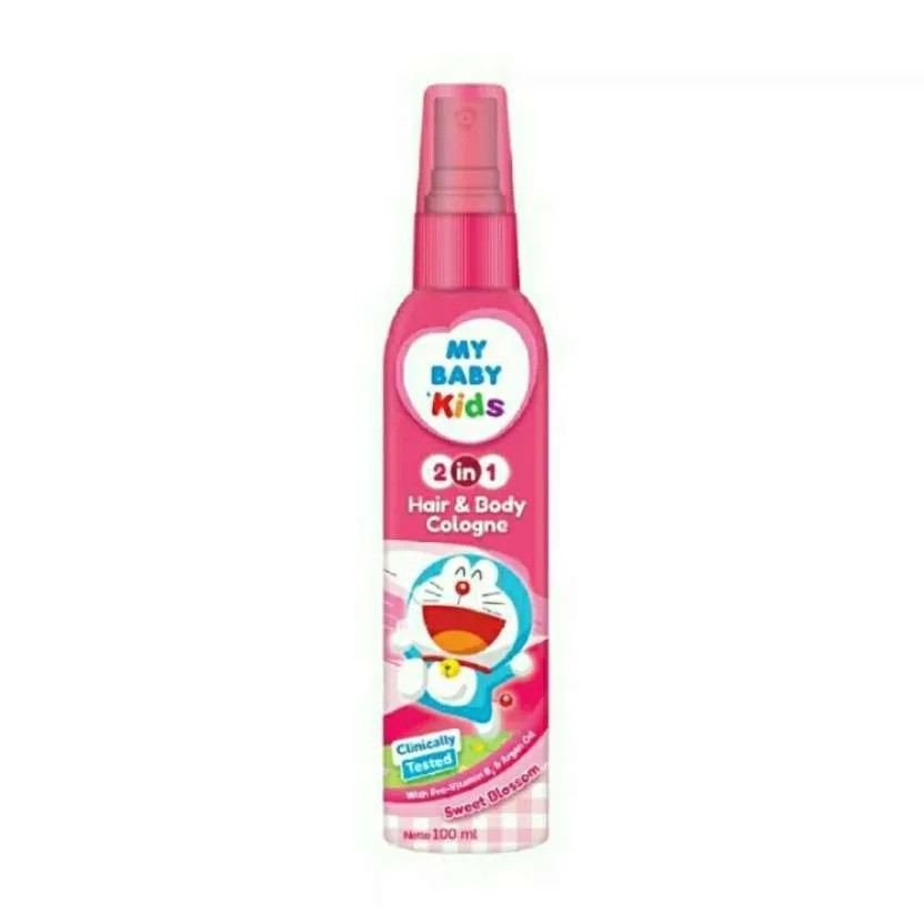 MY BABY KIDS 2IN1 HAIR & BODY COLOGNE 100 ML PINK