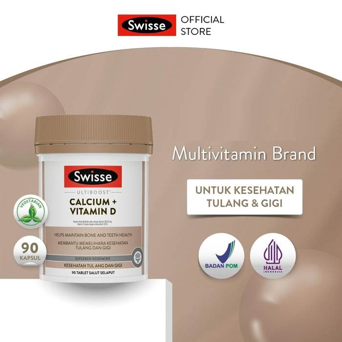 SWISSE ULTIBOOST CALCIUM + VITAMIN D 90S