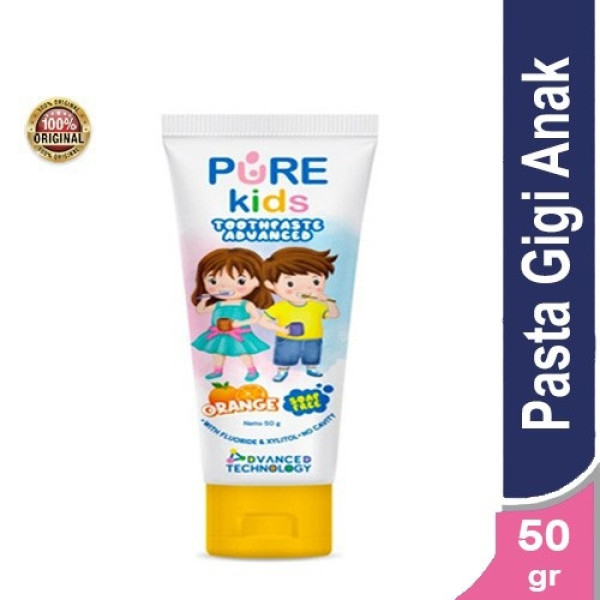 PURE KIDS TOOTHPASTE ADV ORANGE 50GR
