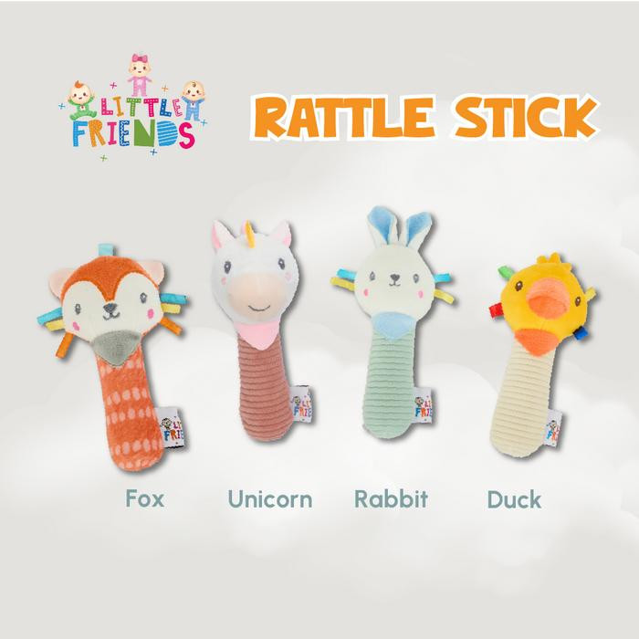 LITTLE FRIENDS RATTLE STICK KERINCING BUNNY LFR2230