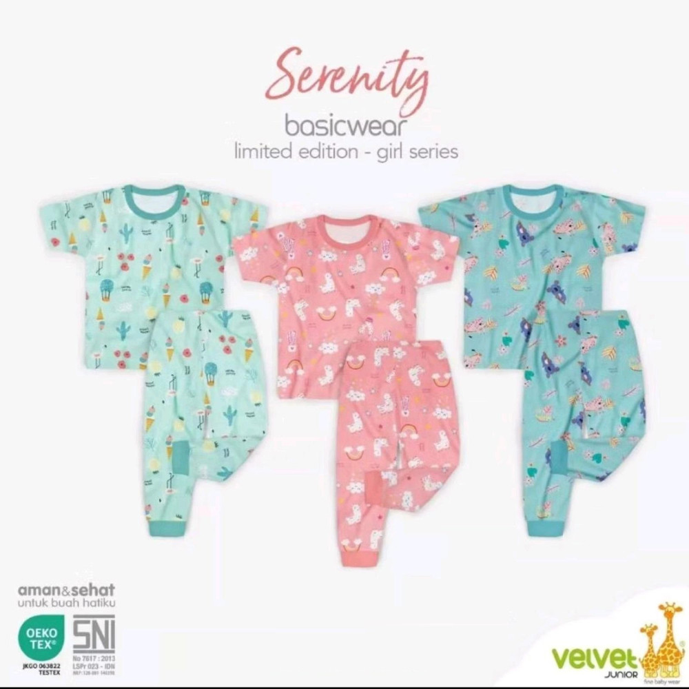 VELVET PIYAMA PDK PJG 5 GIRL SERENITY