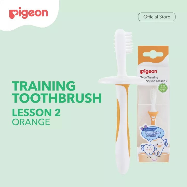 PIGEON TRAINING TOOTHBRUSH L-2 ORANGE