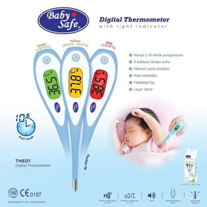 BABY SAFE DIGITAL THERMOMETER THE01