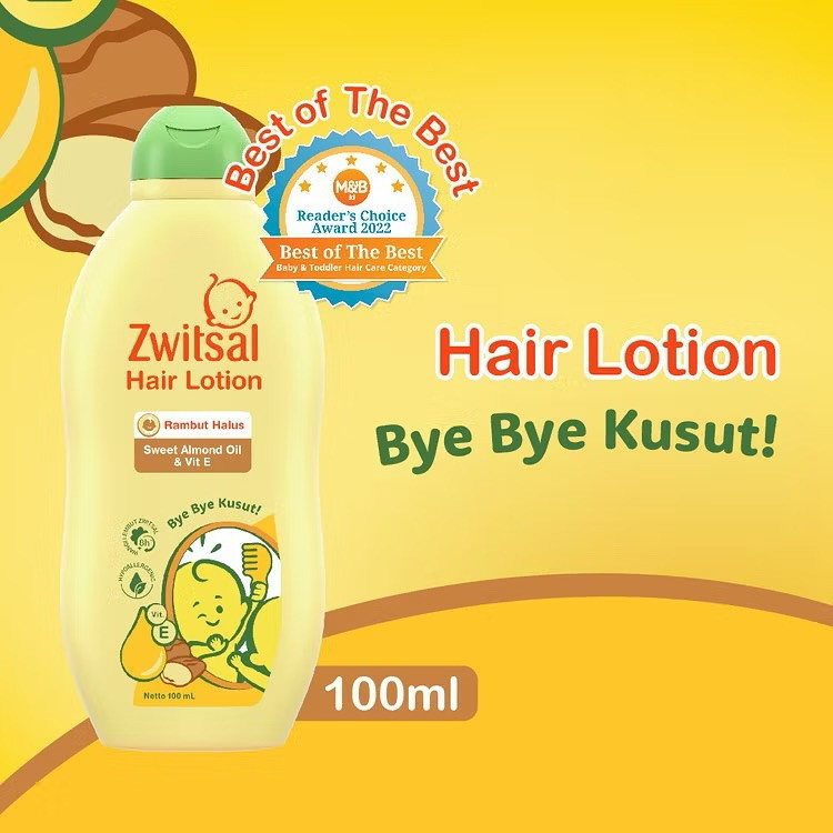 ZWITSAL HAIR LOTION ALMOND BOTTLE 100ML