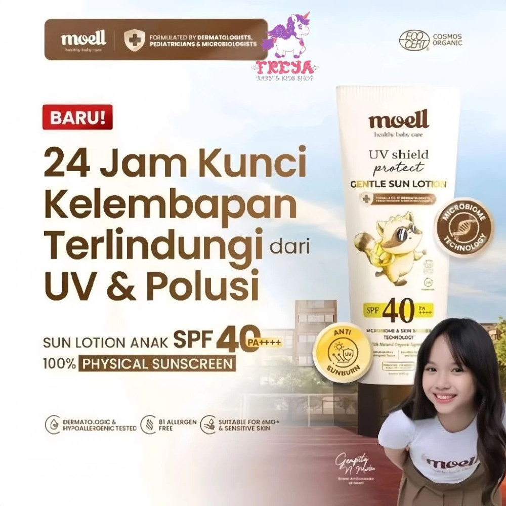MOELL UV SHIELD PROTECT GENTLE SUN LOTION SPF40 100 GR