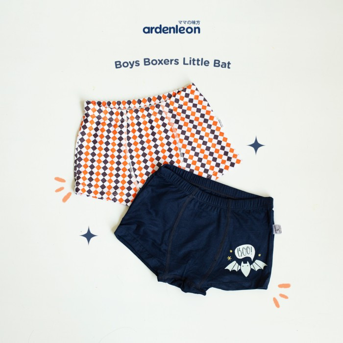 ARDENLEON BOYS BOXER LITTLE BAT 2PCS-M