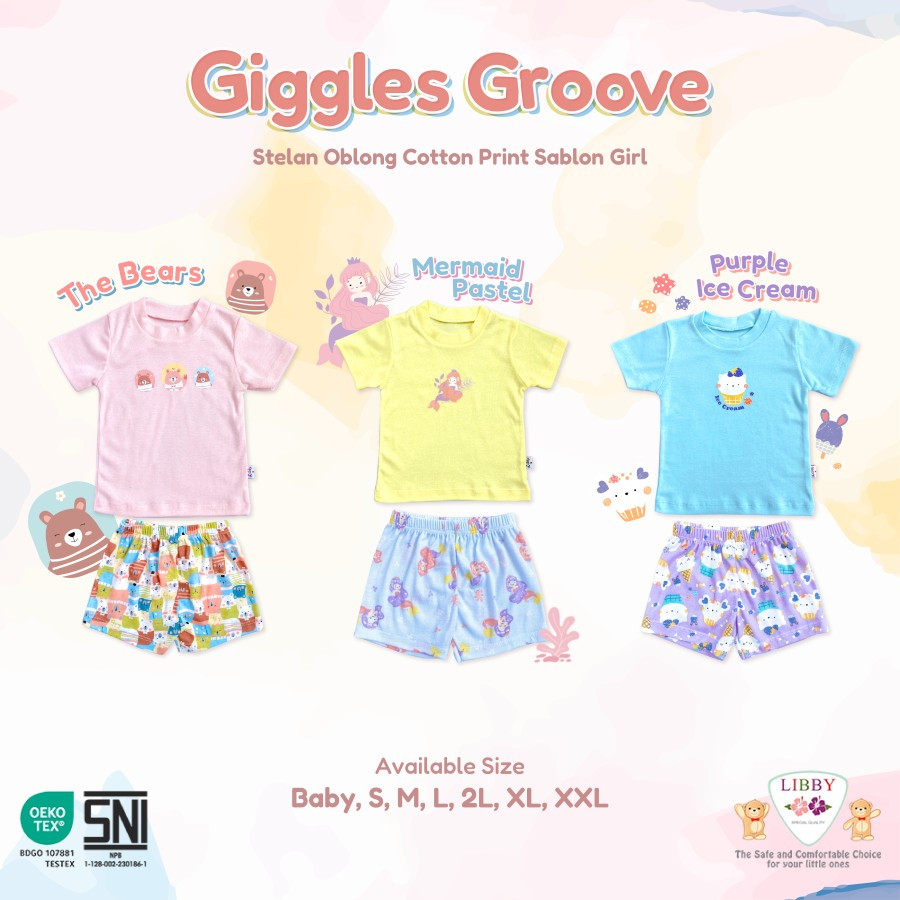 LIBBY STELAN OBL CLN PDK 0-6M - GIRL THE BEARS